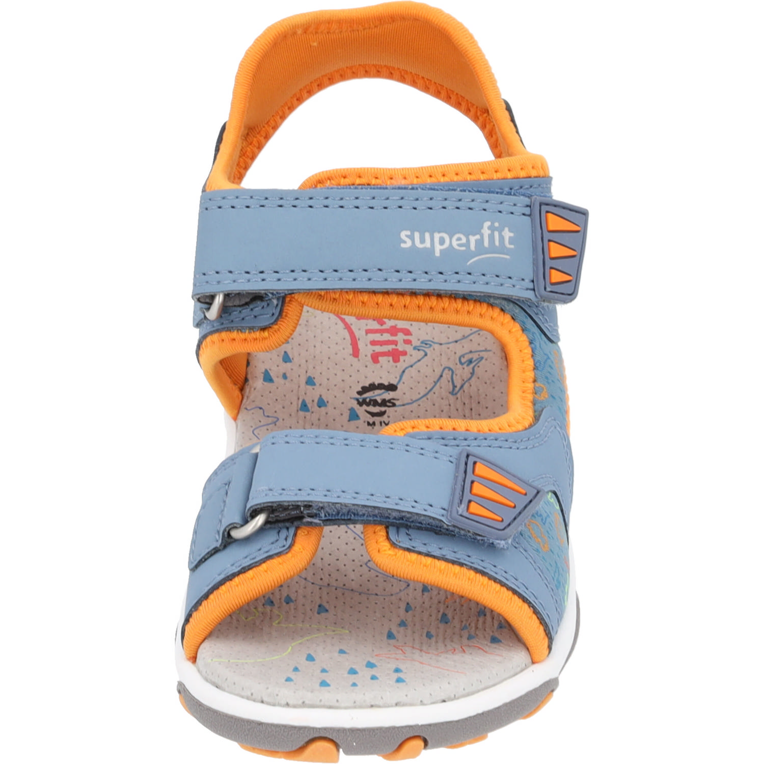 Superfit MIKE 3.0 09472, Sandaletten, Kinder, BLAU/ORANGE