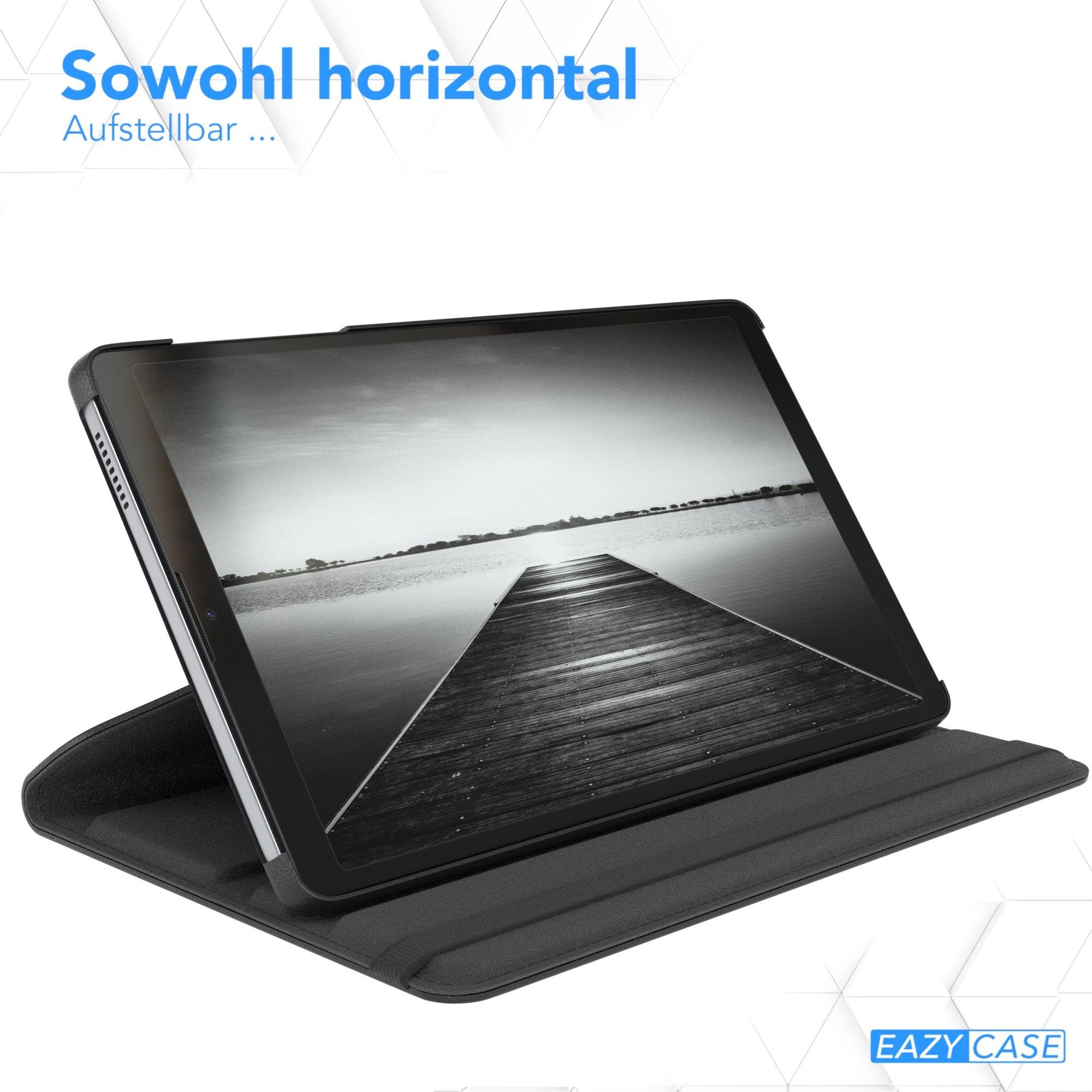 EAZY CASE Tablet-Hülle Rotation Case für Samsung Galaxy Tab A7 Lite 8,7 Zoll, Hülle 360° drehbar mit Standfunktion Etui Anti-Kratz Tasche Schwarz