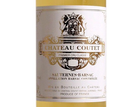Château Coutet 2000 Bordeaux Barsac