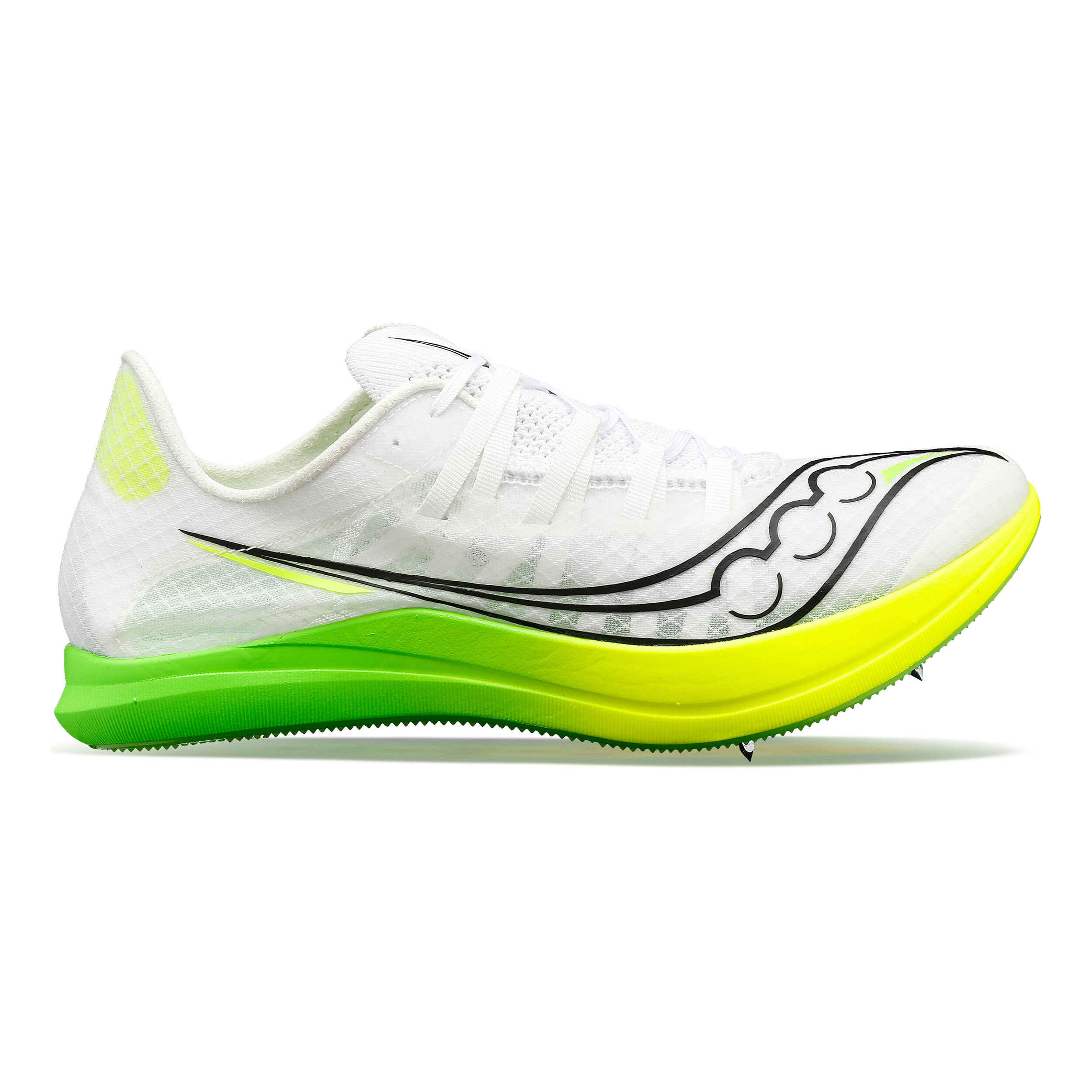 Terminal VT Spikeschuh Damen - Weiß, Neongrün