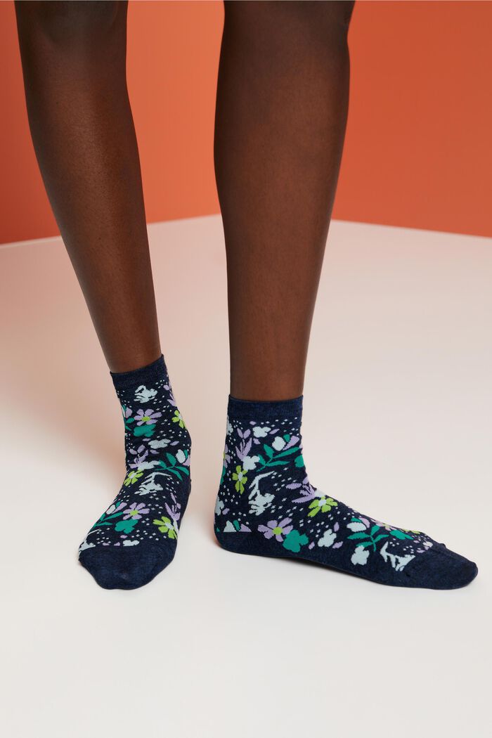 Bedruckte halbhohe Socken