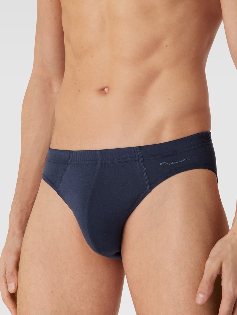 Slip mit Label-Detail in dunkelblau