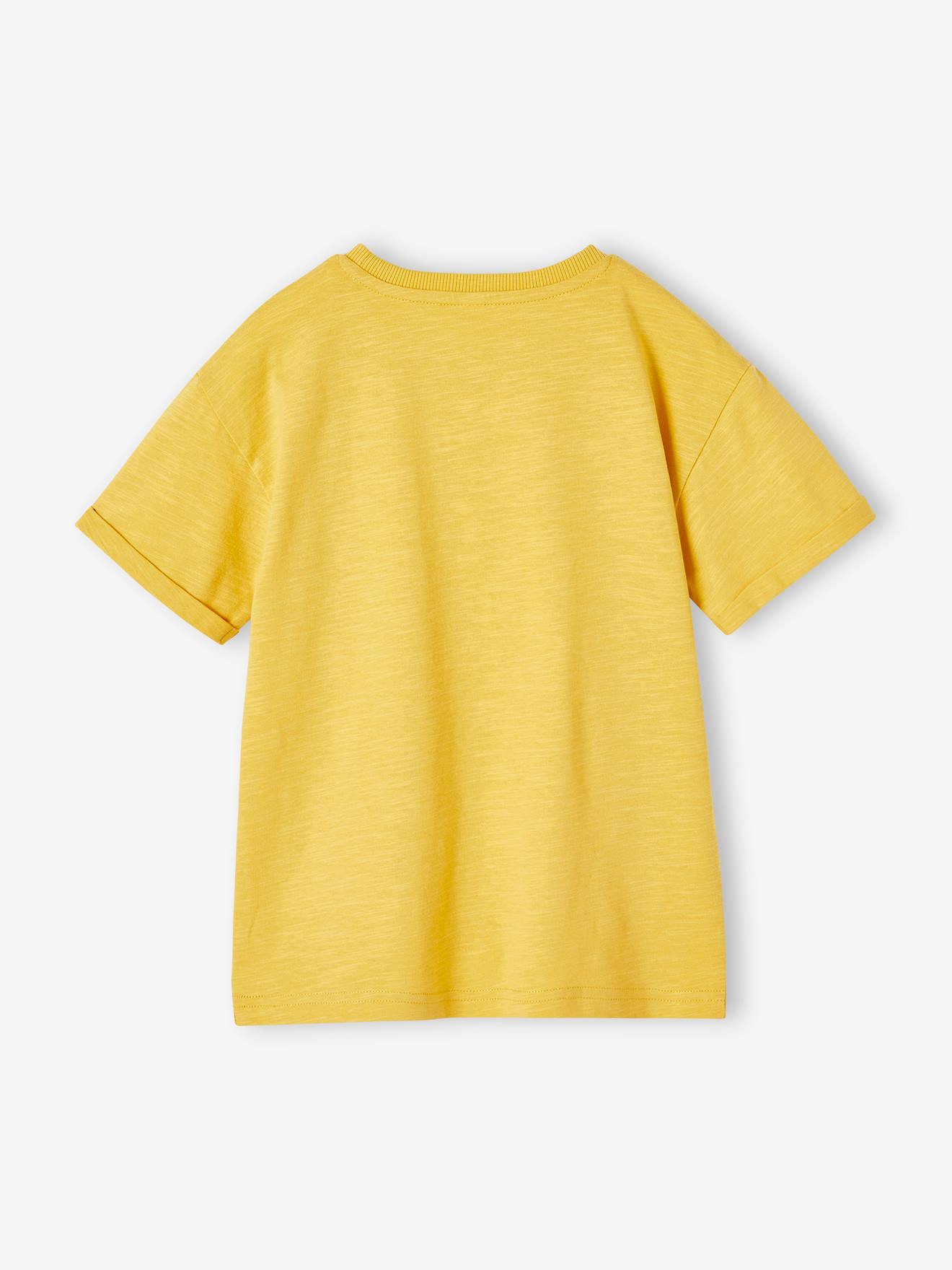 Vertbaudet Jungen T-Shirt mit Vintage-Print - gelb