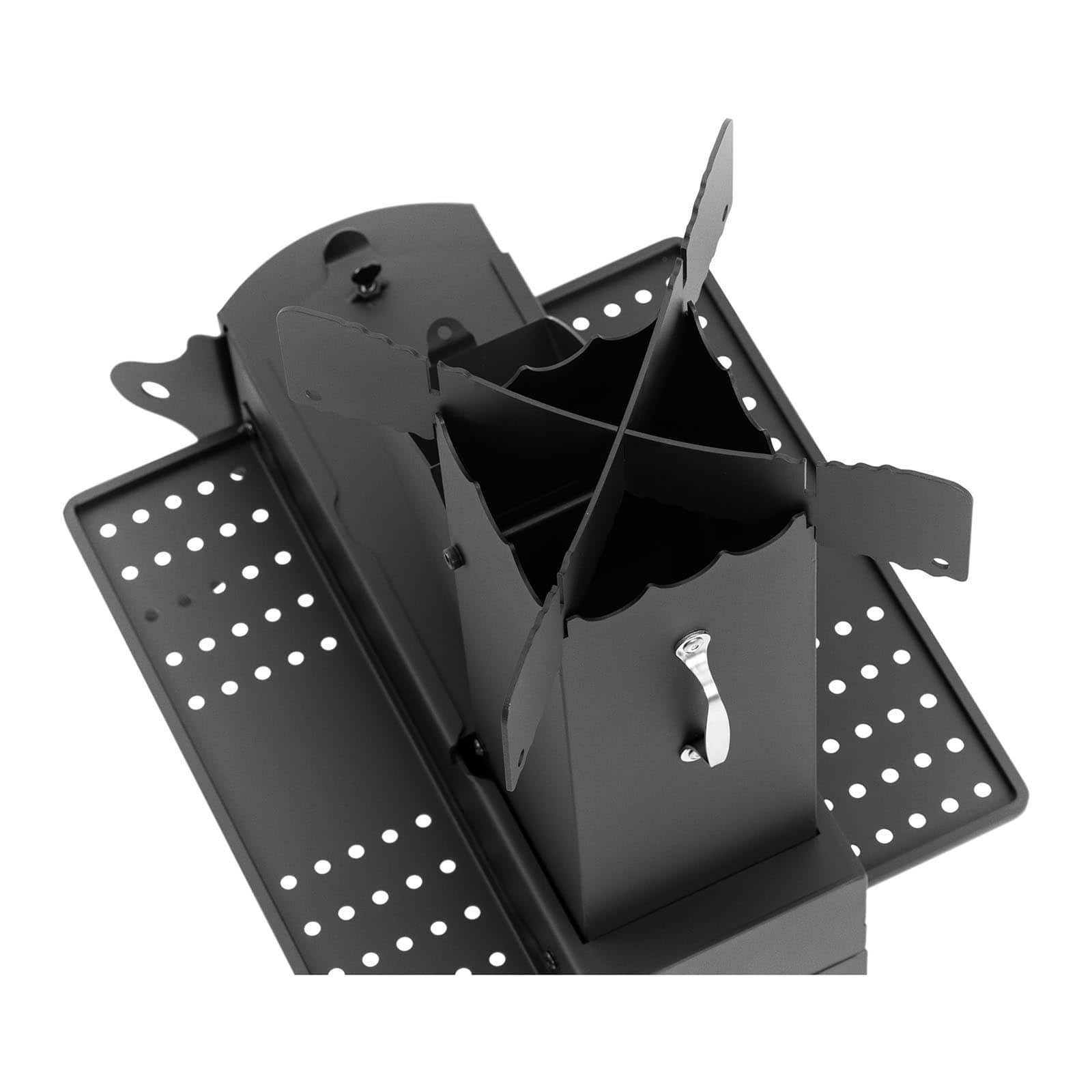 Uniprodo Feuerstelle Raketenofen Rocket Stove zusammenklappbar Outdoor Holzofen Campingofen