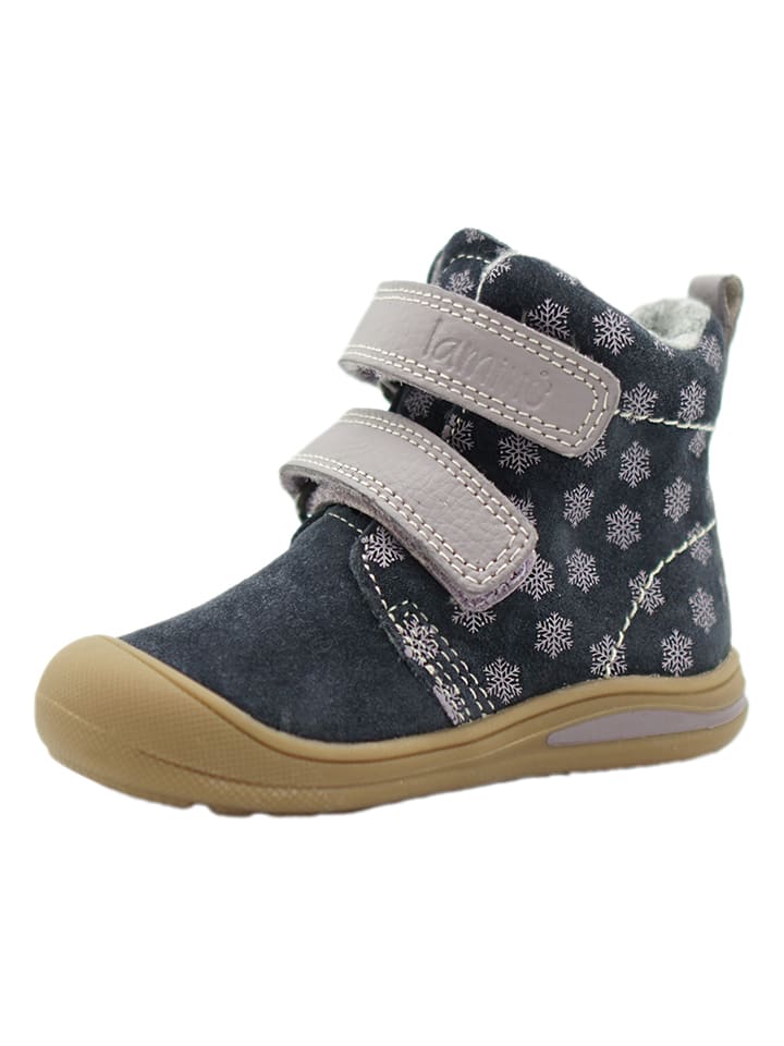 lamino Leder-Boots in Dunkelblau günstig kaufen