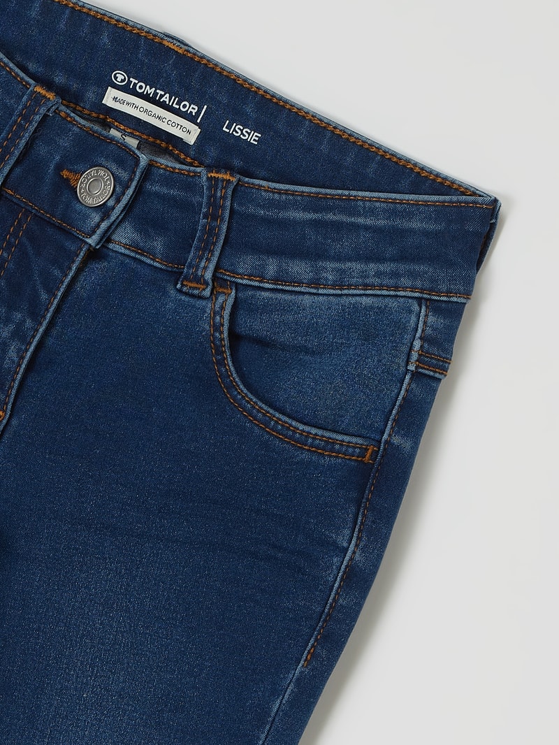 Skinny Fit Jeans mit Stretch-Anteil Modell 'Lissie' in jeans