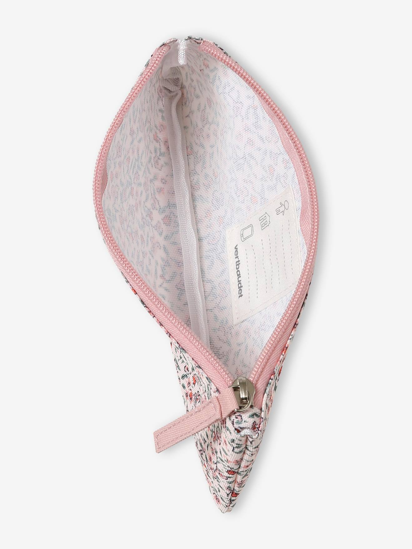 Cartable + trousse fleurie 