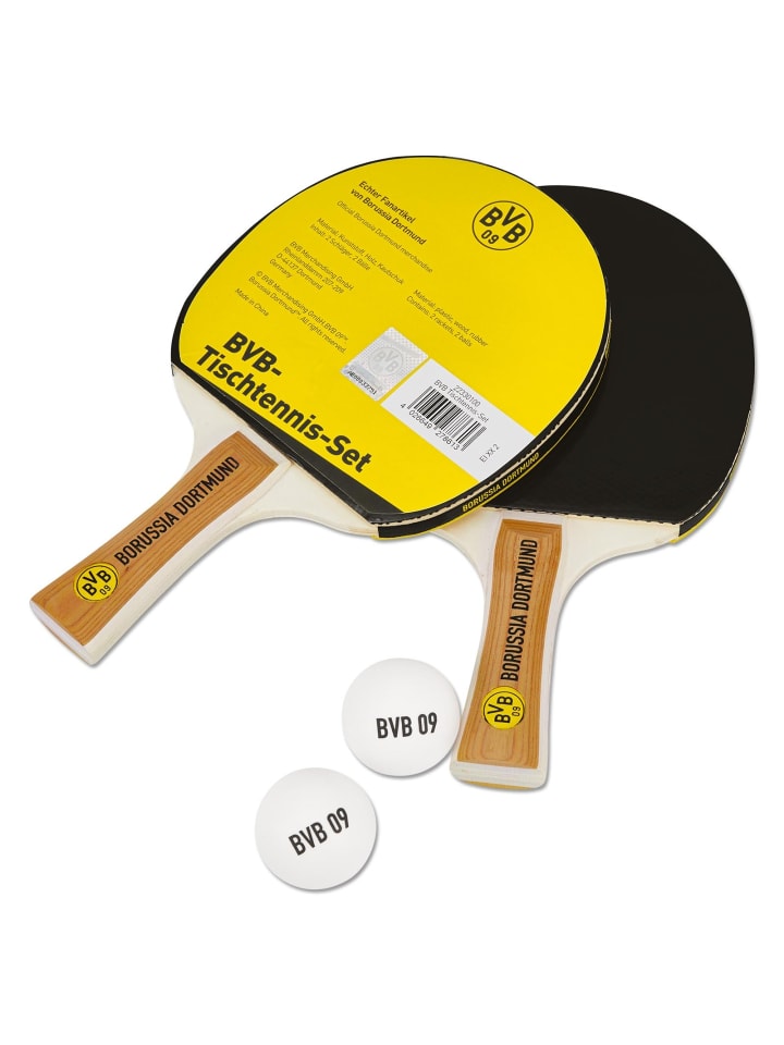 BVB BVB Tischtennis-Set in schwarzgelb günstig kaufen onesize
