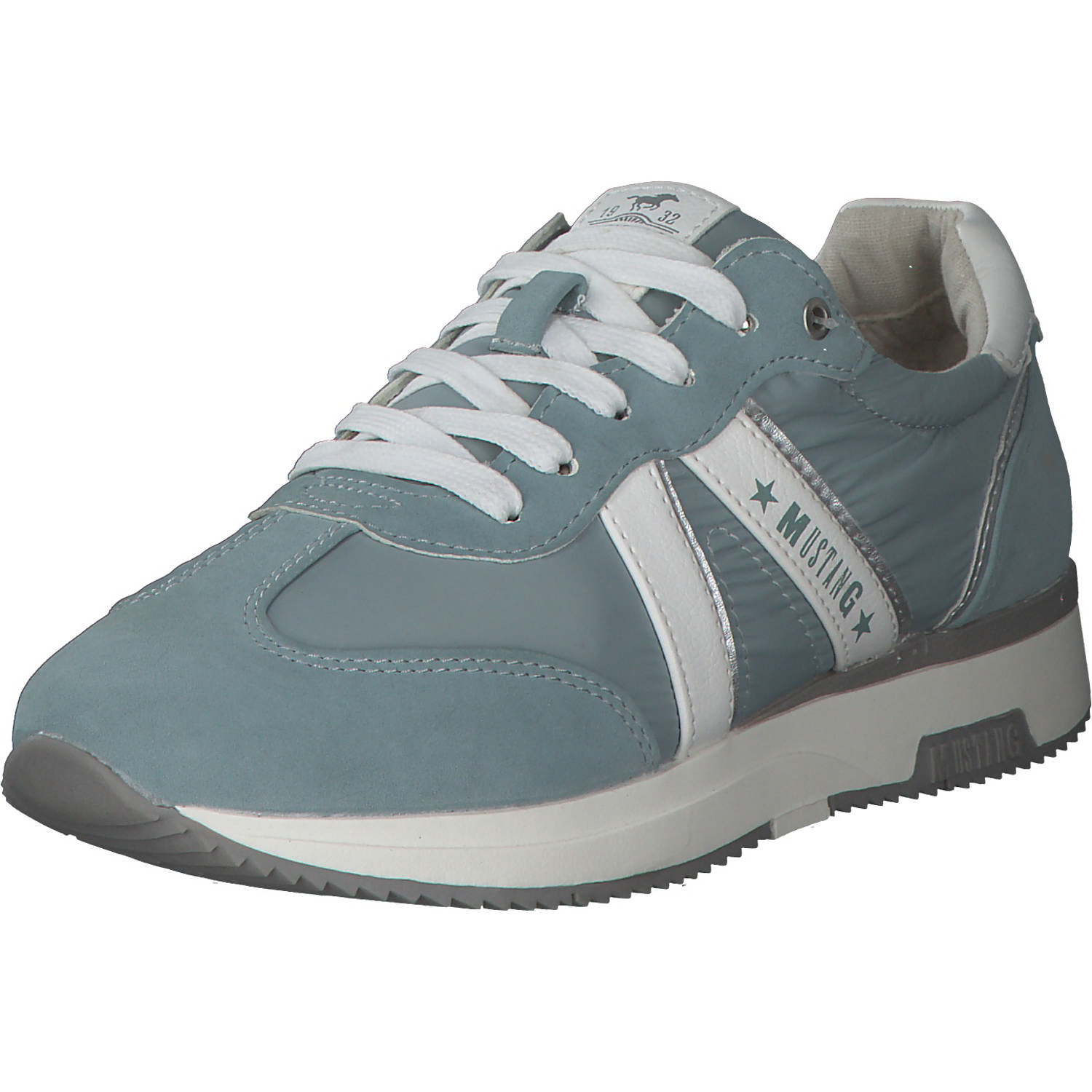 Mustang 1418303, Sneakers Low, Damen, Blau