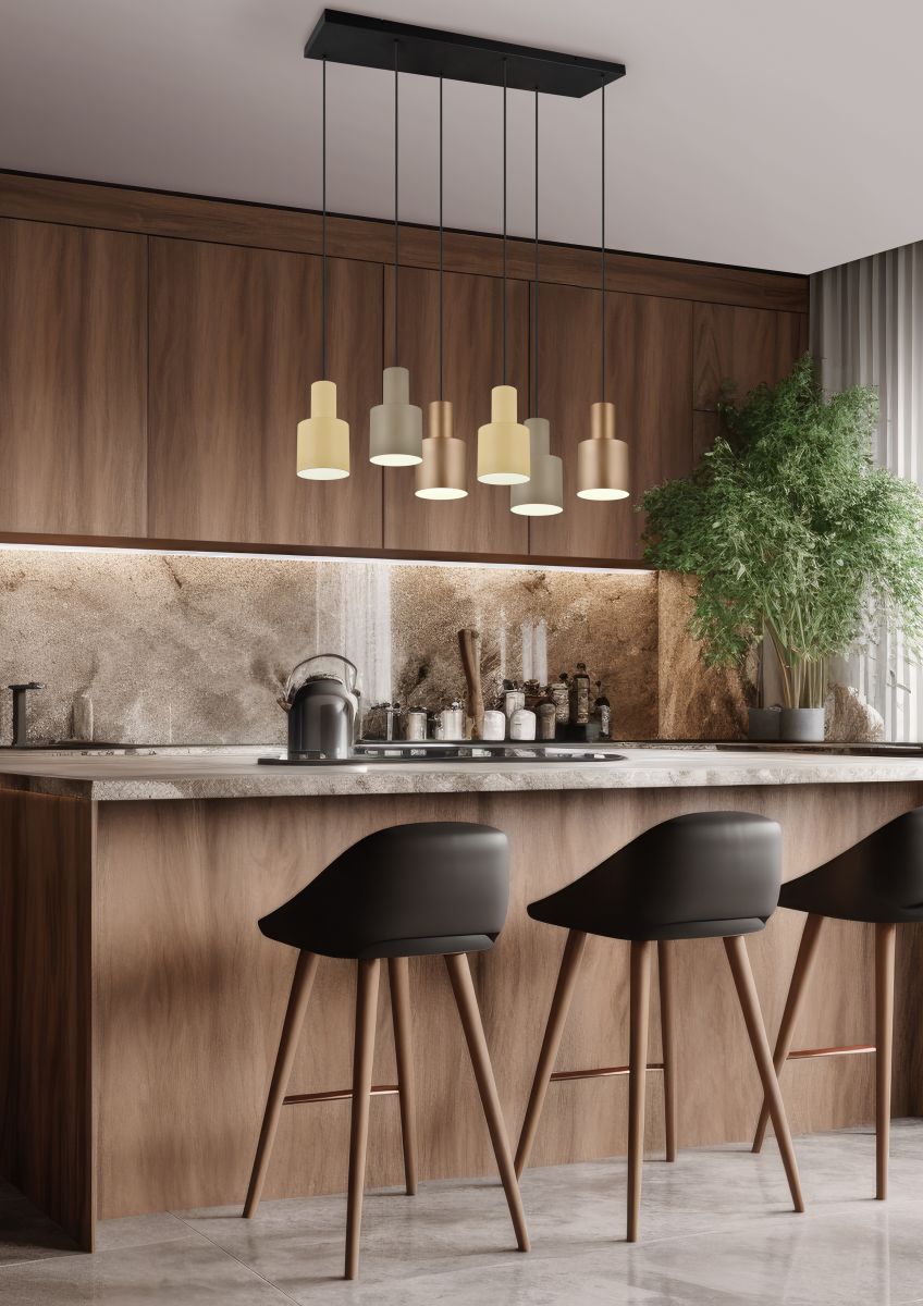 Trendhopper 6-flg Pendelleuchte Adinda