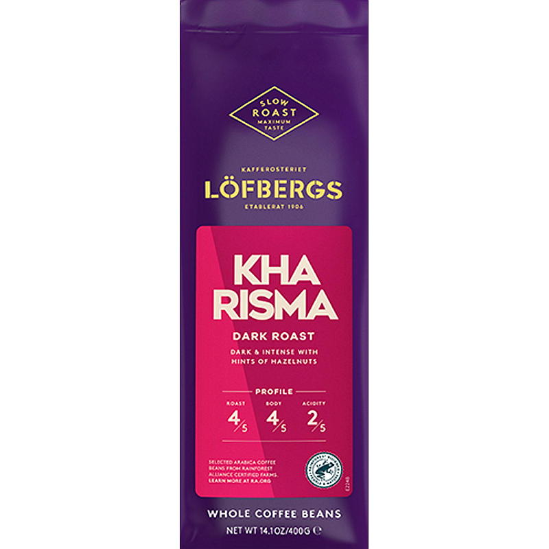 Löfbergs Kaffebønner Löfbergs 400 g, Kharisma