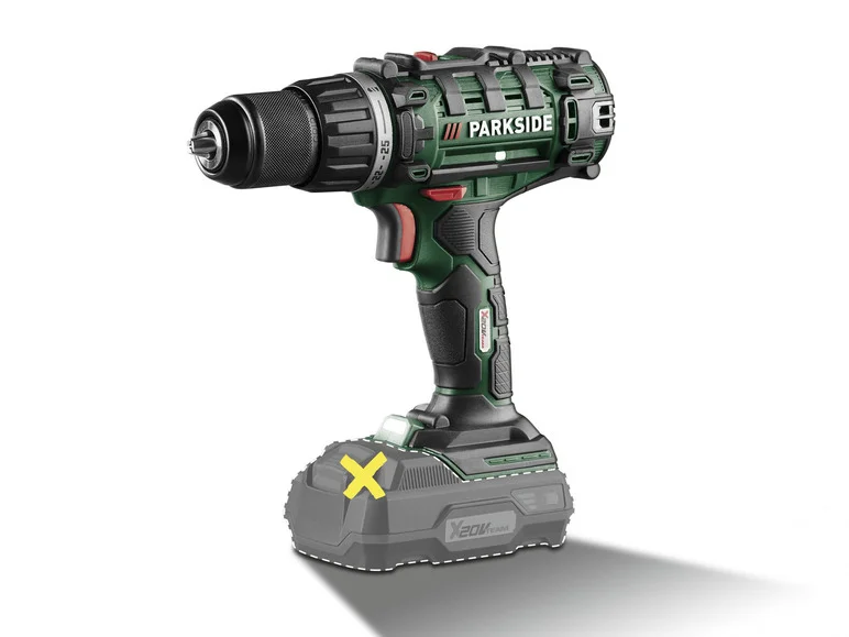 Furadeira/Parafusadeira sem fio PARKSIDE® PABS 20-Li G8, 20 V