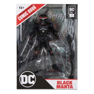 DC Direct Page Punchers Actionfigur & Comic - Black Manta (Aquaman)