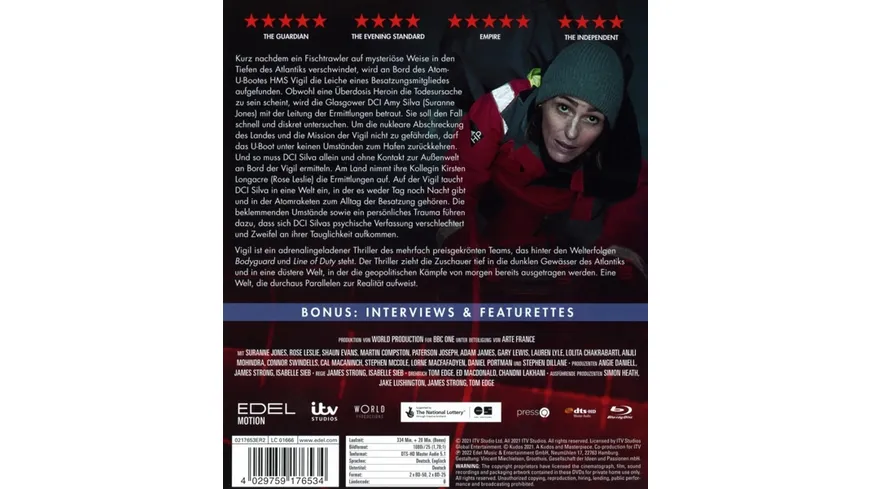 Vigil - Tod auf Hoher See - Staffel 1  [2 BRs]