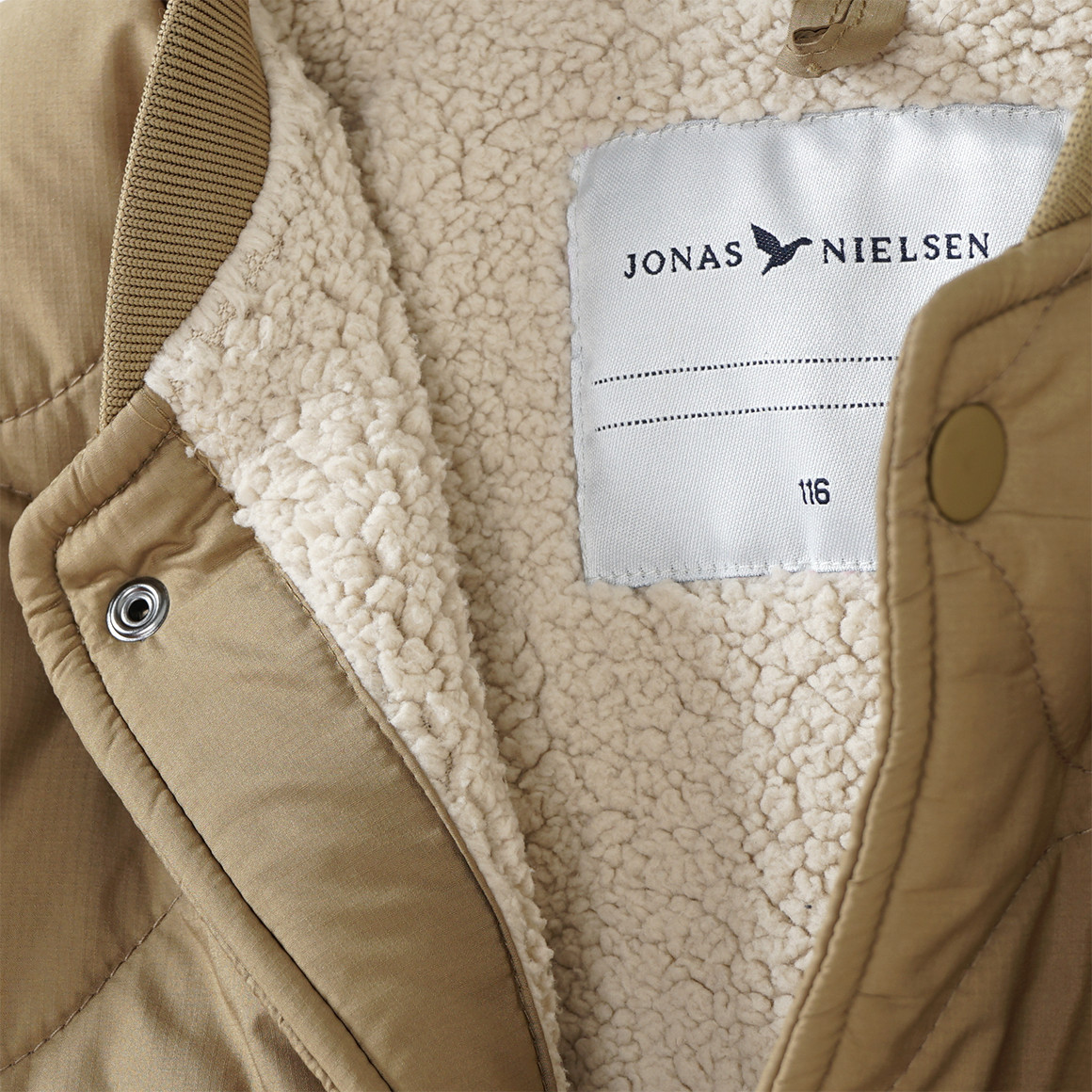 Jungen Bomberjacke mit Wellensteppung