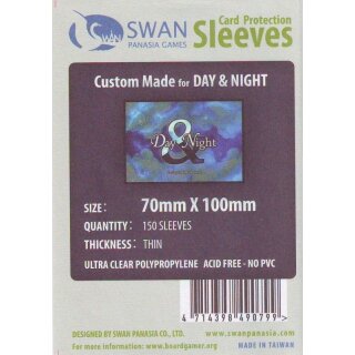 Swan Panasia Kartenhüllen 70mm x 100mm dünn (150)