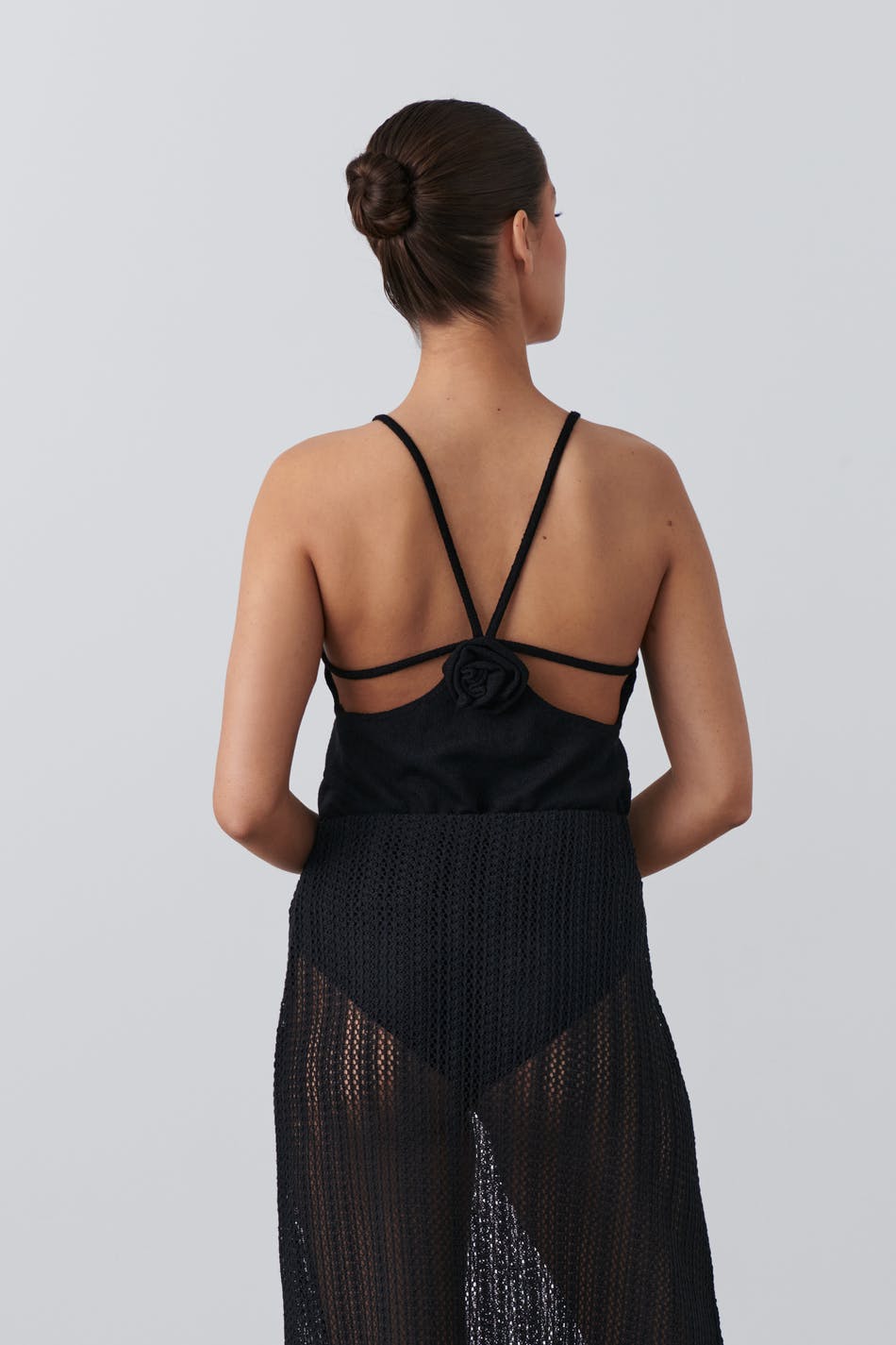Rose strap singlet