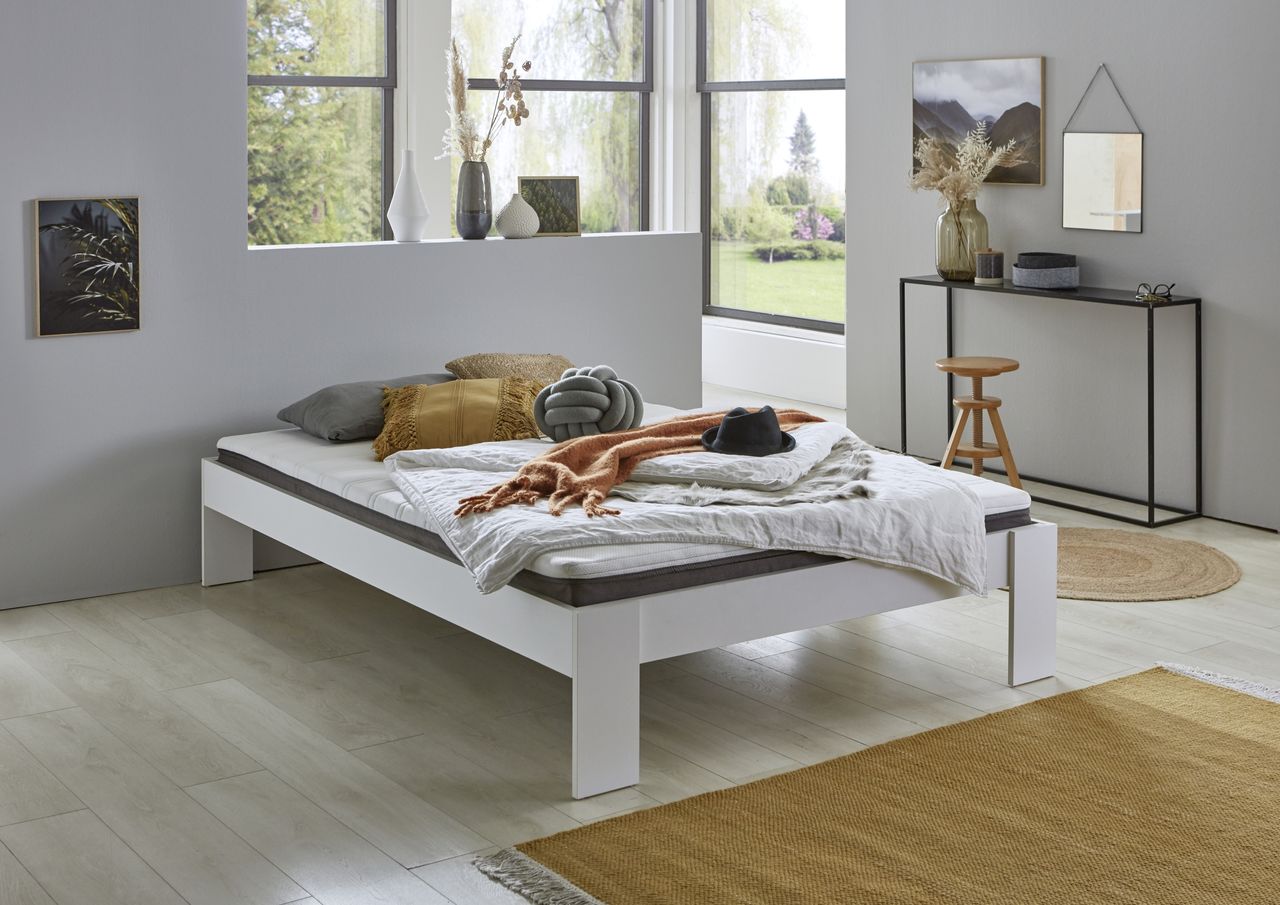 Relita Futonbett Lian, LF 140 x 200 cm, inkl. Rolllattenrost und Matratze