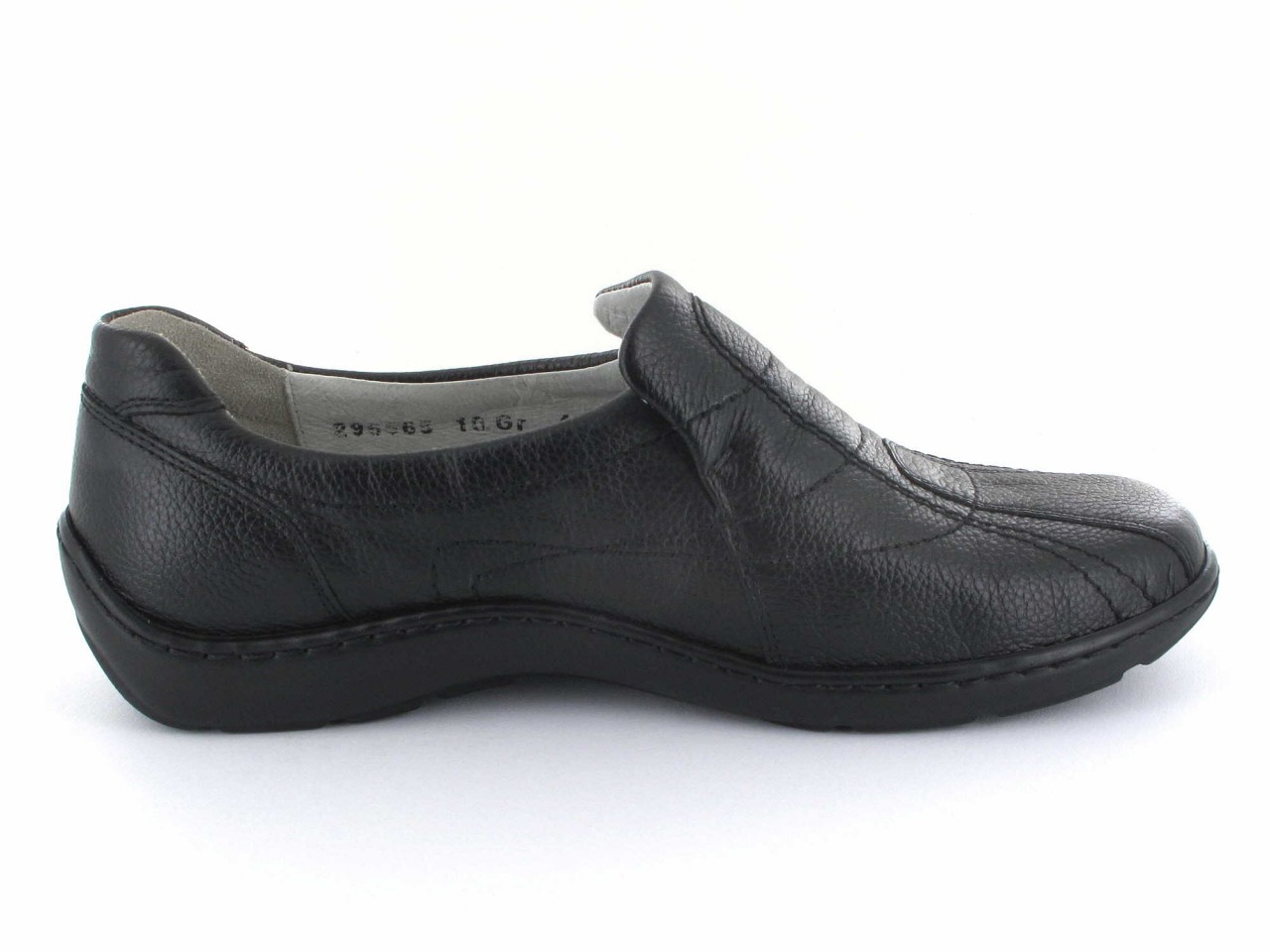 WALDLÄUFER Komfort Slipper schwarz