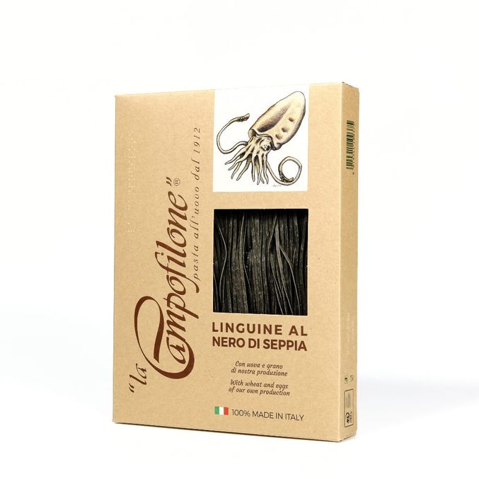 La Campofilone Linguine al Nero di Seppia Elite Pasta 250g