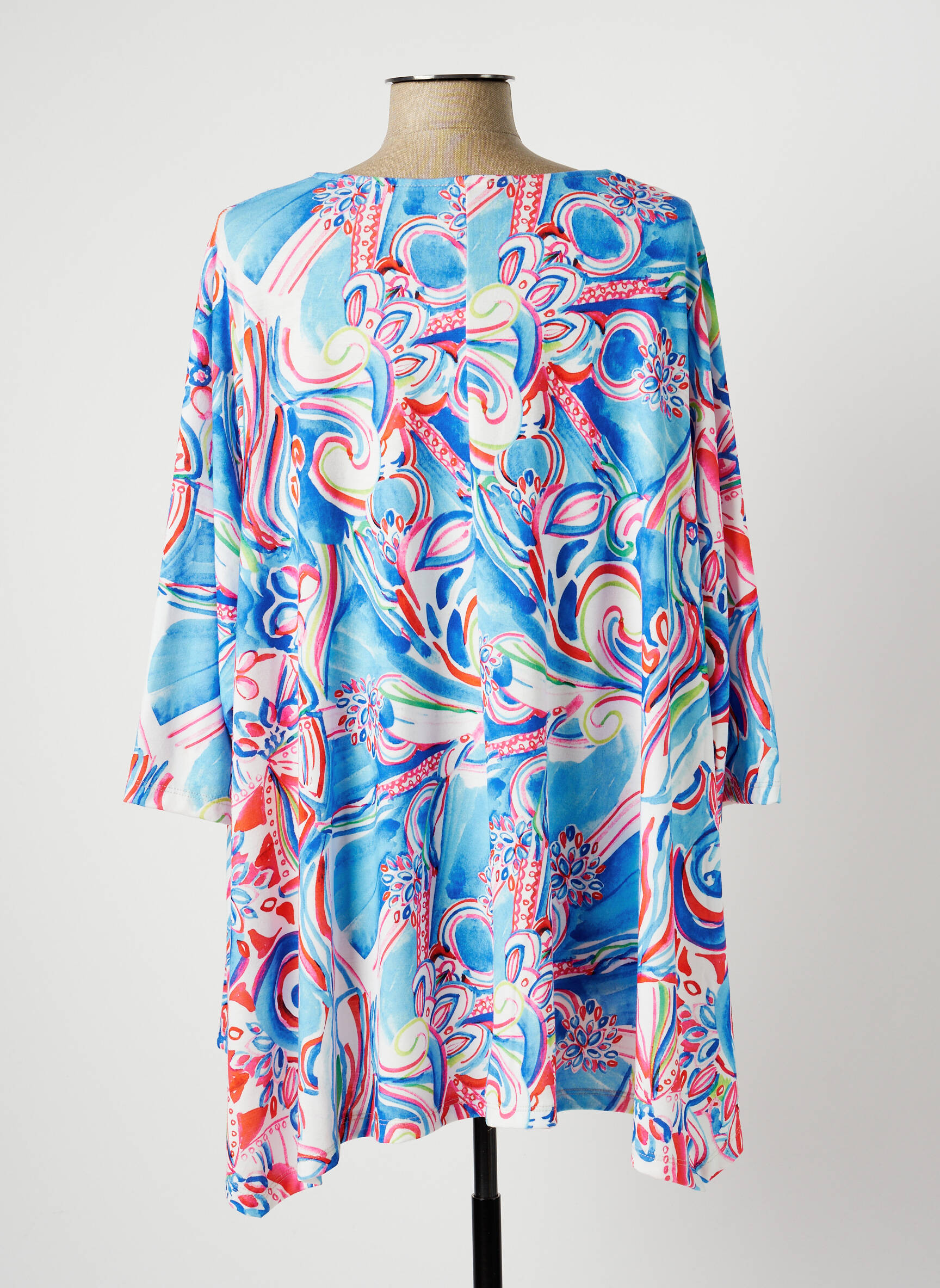 Joy Tuniquemanchelongue Femme couleur bleu