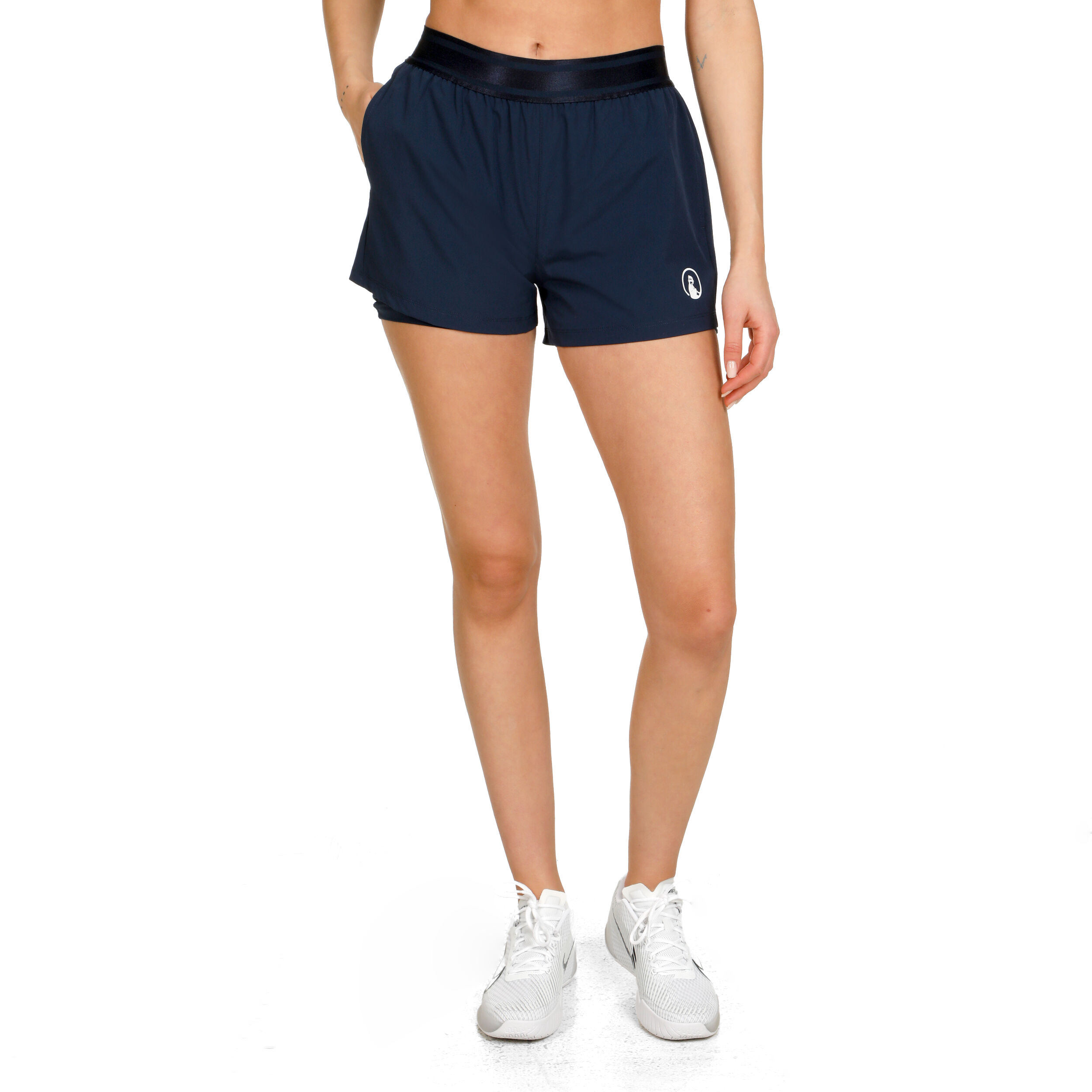 Point 2in1 Shorts Damen - Dunkelblau