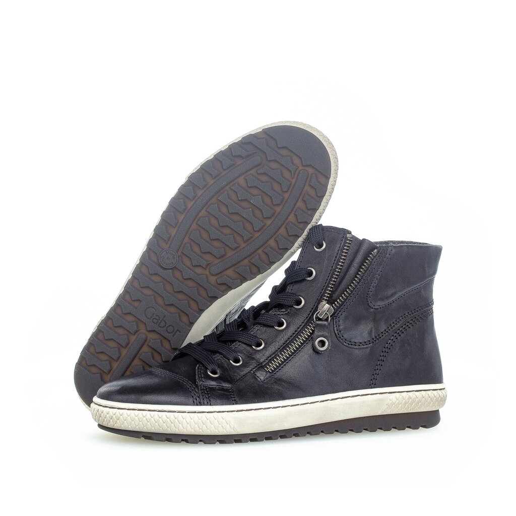 Gabor fashion Schnürstiefelette blau