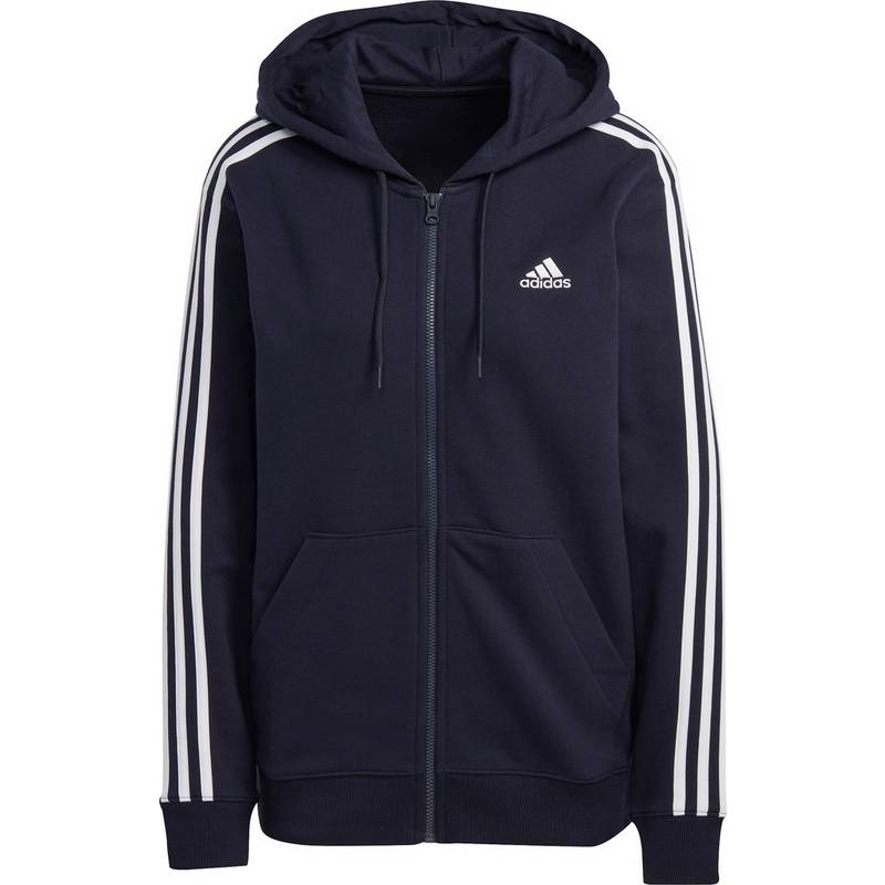 adidas ESSENTIALS 3-STREIFEN FRENCH TERRY Kapuzenjacke Damen