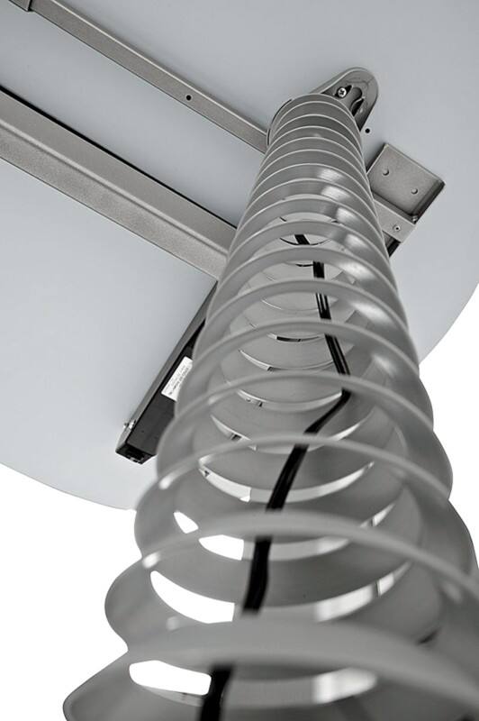 Hammerbacher Kabelspirale Silber 90 x 1.114 mm