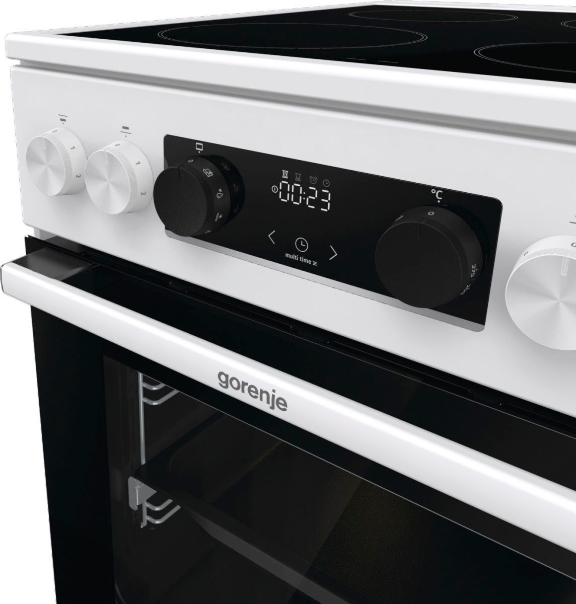 GORENJE Elektro-Standherd GEC5C41WG, Aqua Clean