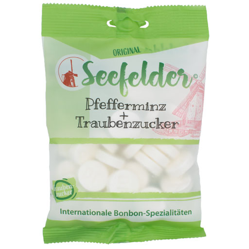 SEEFELDER Pfefferminz plus Traubenzucker Beutel  100 g  Beutel