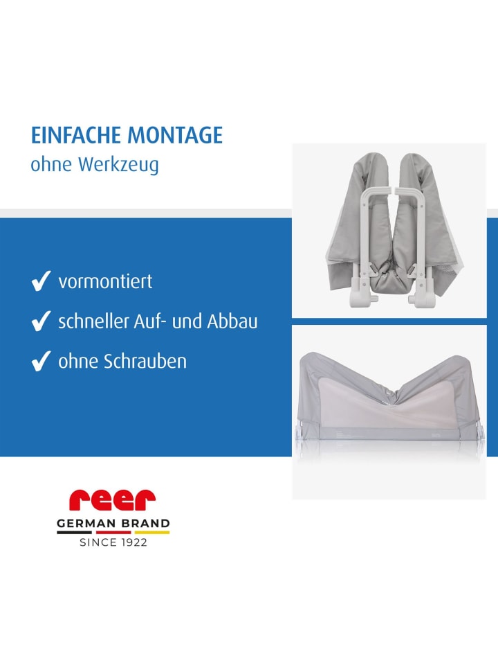 Reer ByMySide Bettgitter 100 cm in Grau ab 18 Monate günstig kaufen onesize