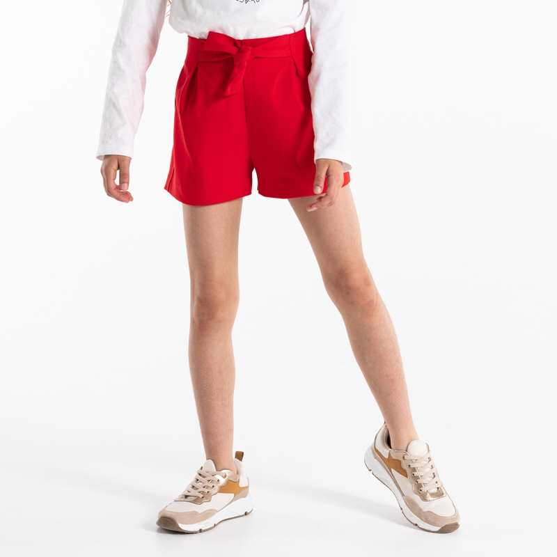 Short chic rouge Fille
