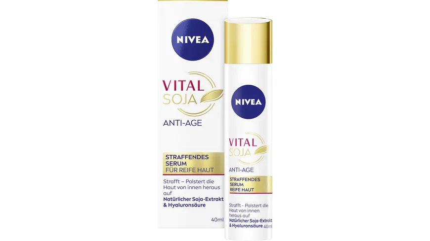 NIVEA VITAL Soja Anti-Age Straffendes Serum für Reife Haut 40 ml