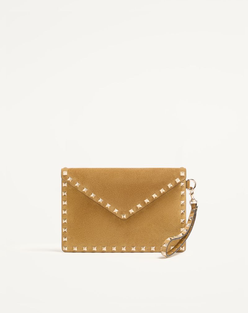 Rockstud Suède Clutch