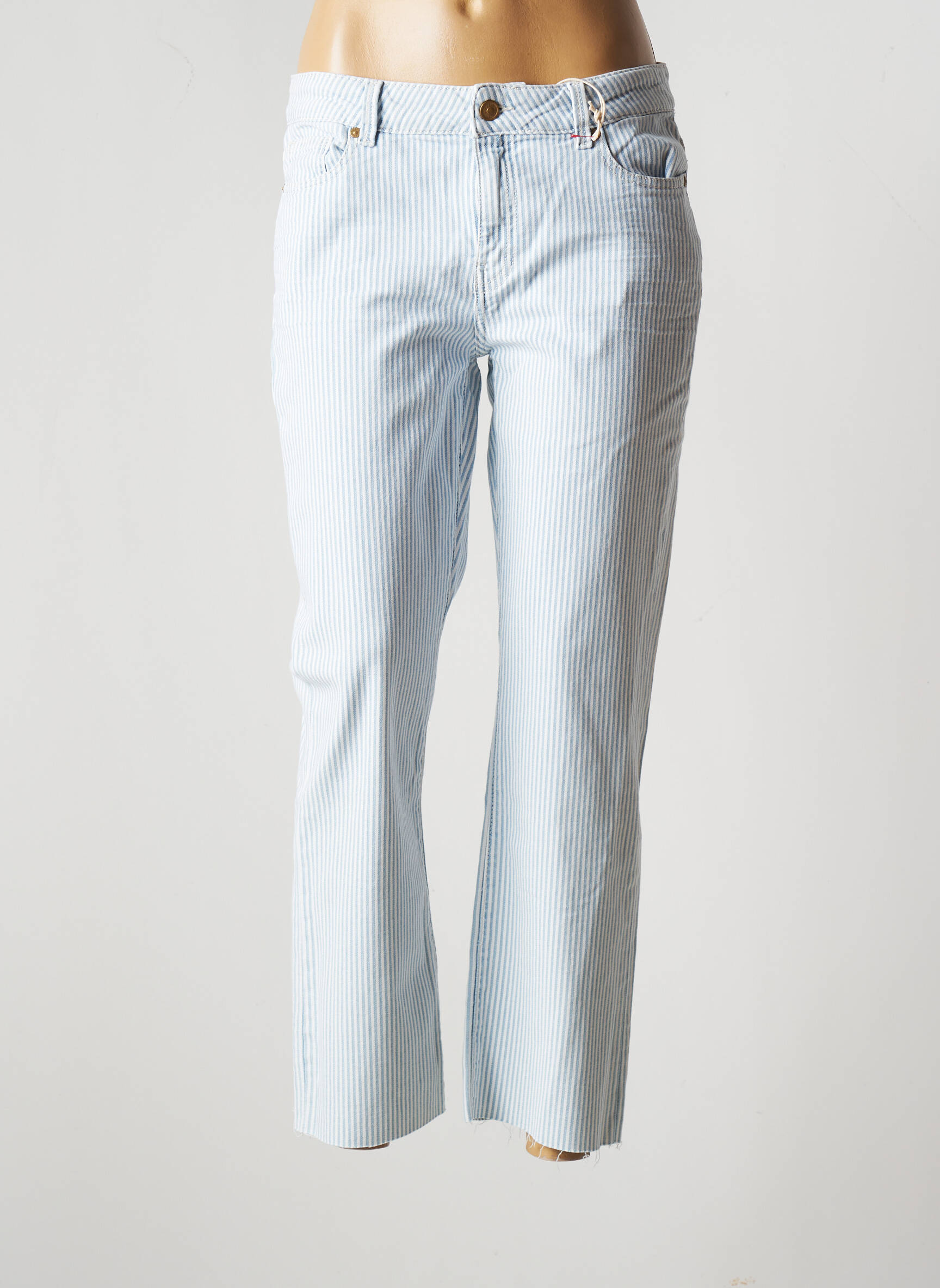 Red Legend Jeans Coupe Droite Femme couleur bleu