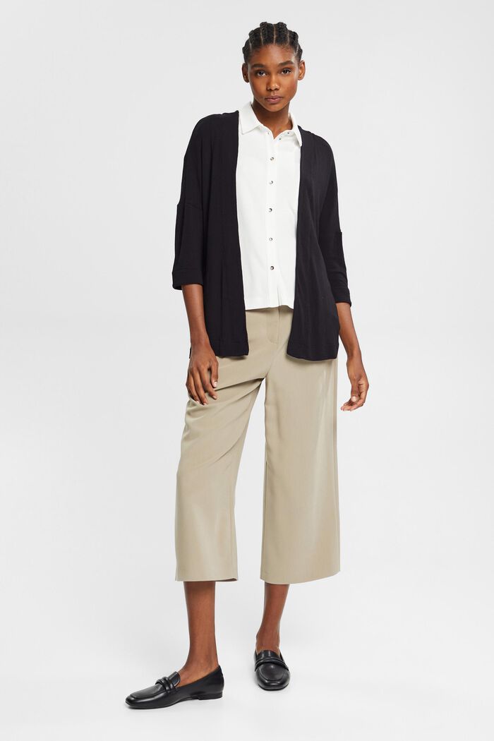 Offener Strick-Cardigan, LENZING™ ECOVERO™