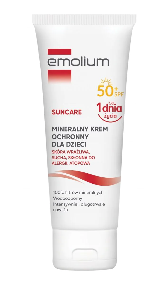 Emolium Solcreme Mineral Beskyttende Creme SPF50+