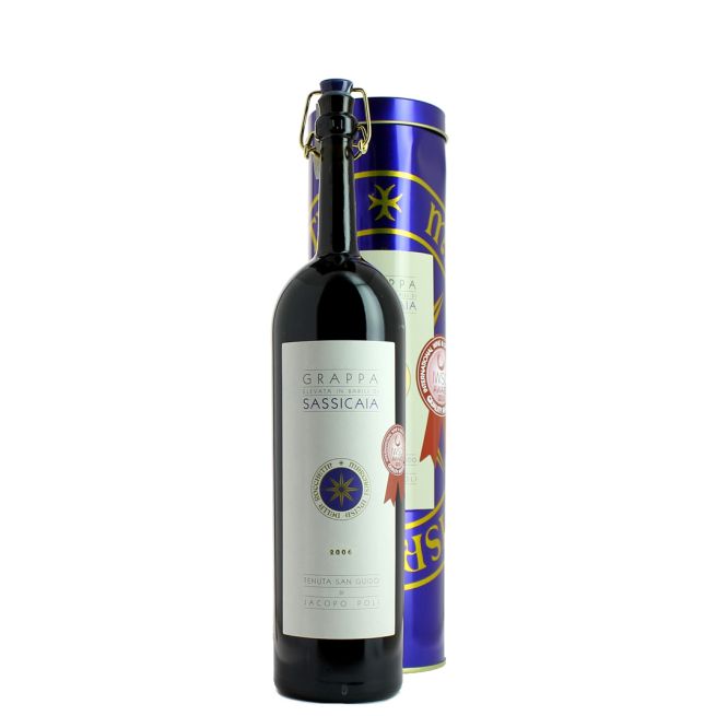 Eau-de-vie de marc, Grappa Jacopo Poli Grappa di Sassicaia 40°