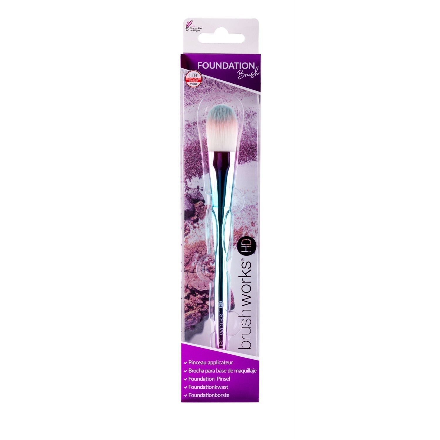 Pędzel do podkładu Brushworks Unicorn HD