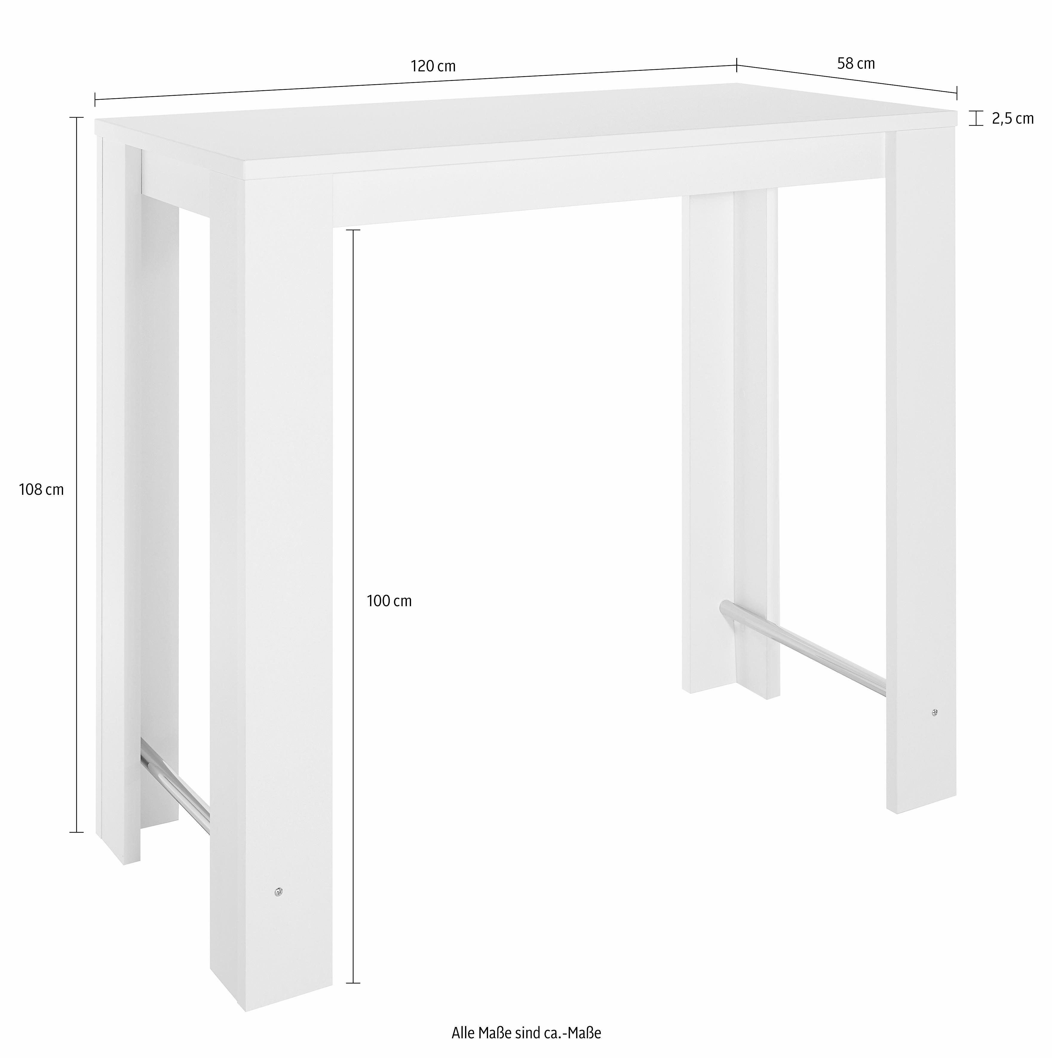 HELA Stehtisch Frieda, Breite 120 cm