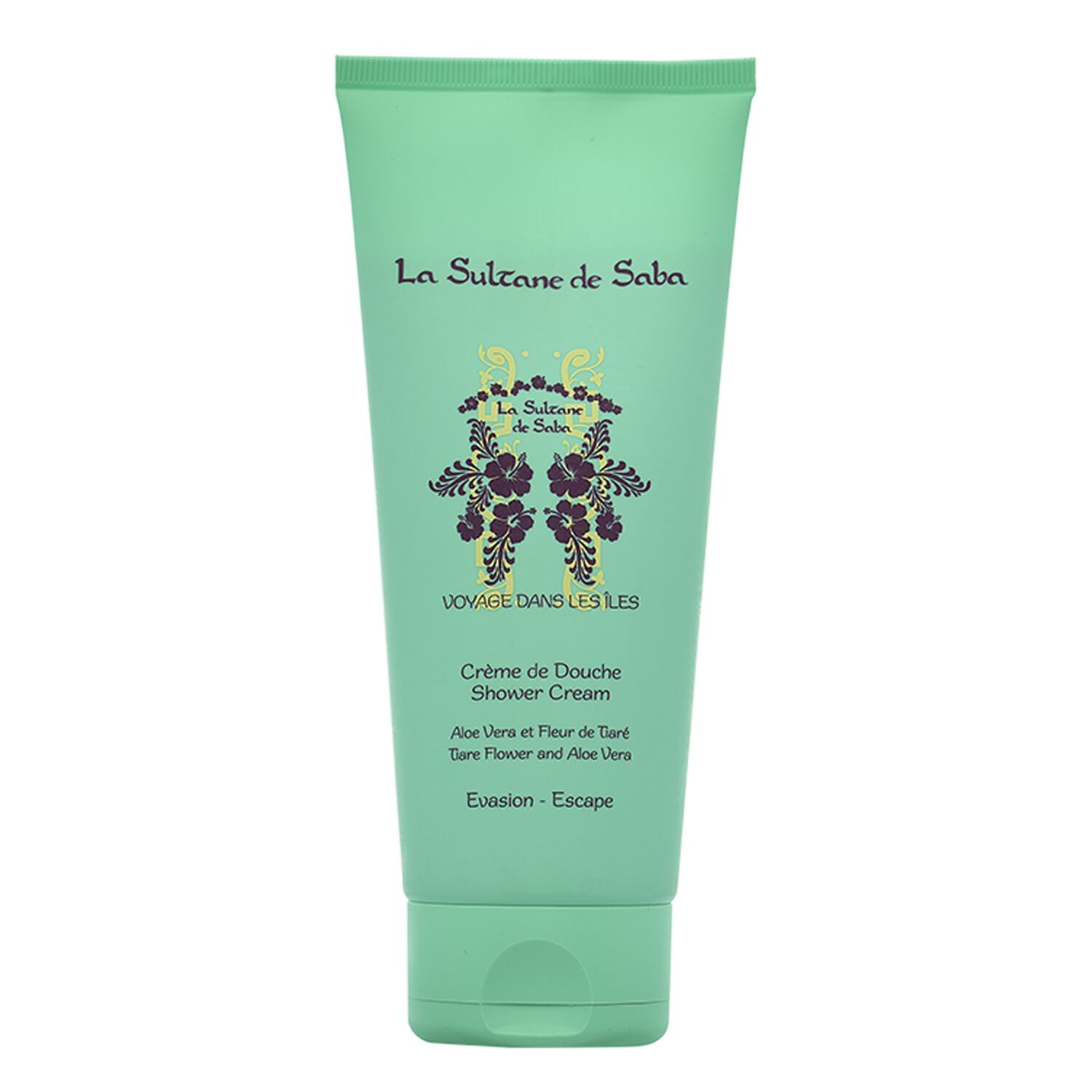 La Sultane de Saba Voyage Dans Les Îles Crème de Douche Fleur de Tiaré & Aloé Vera 200 ml