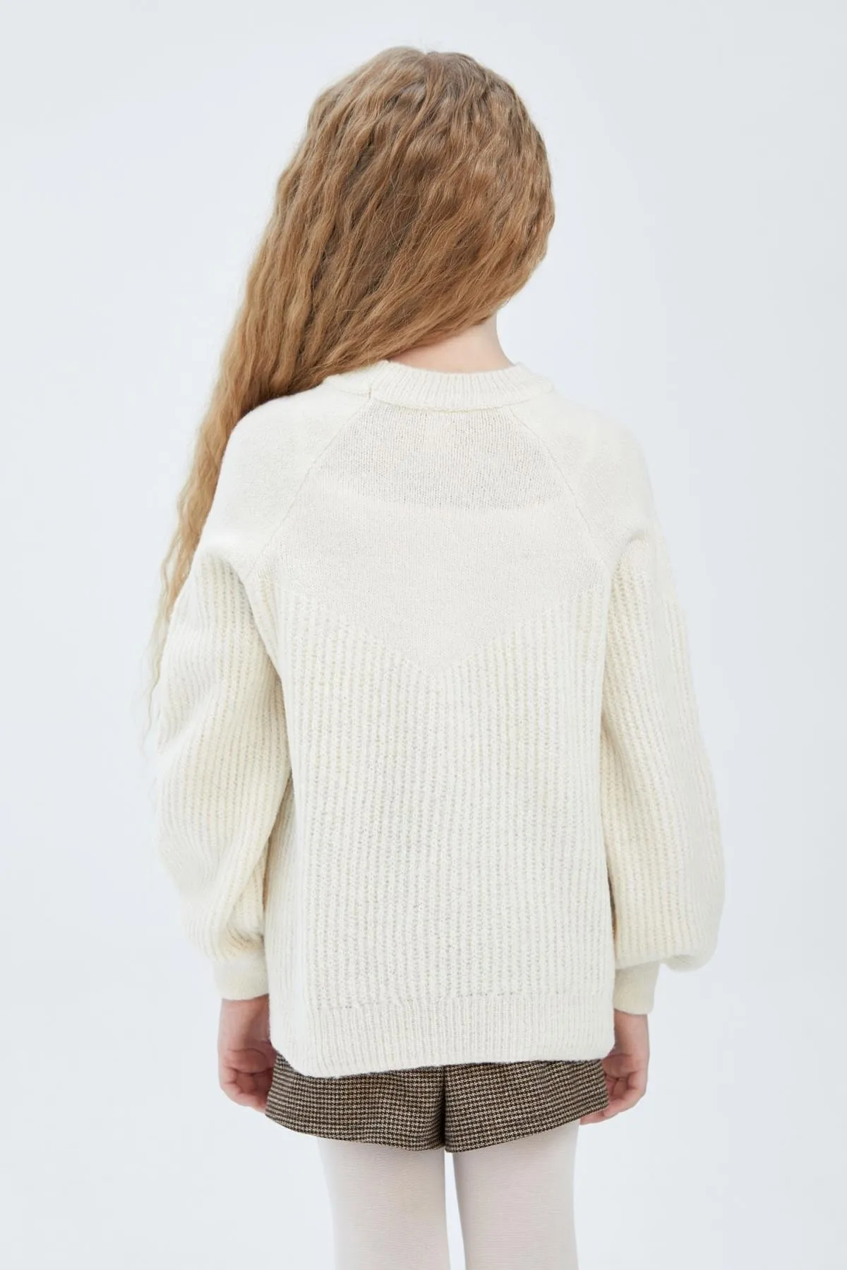 DeFacto  Mädchenpullover mit normaler Passform und Rundhalsausschnitt