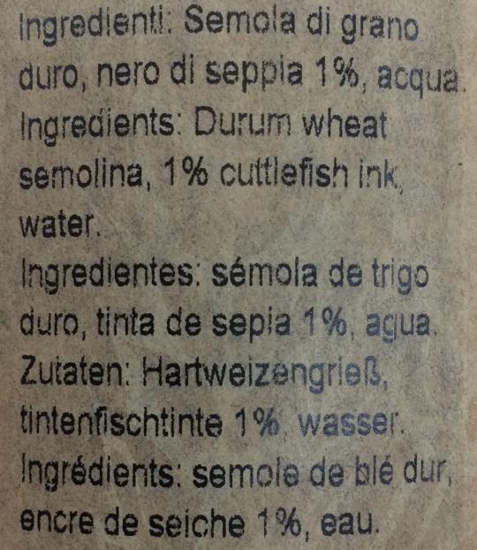 Rustichella Tonnarelli al nero di Sepia 500g
