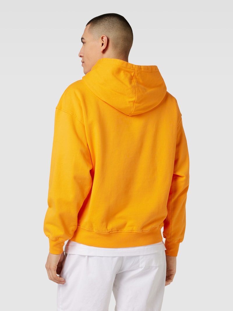Oversized Hoodie aus Bio-Baumwolle in orange