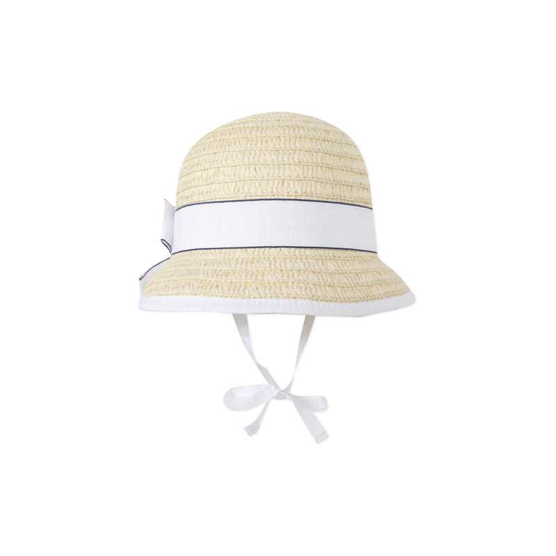 Chapeau bébé fille paille blanche bébé fille Absorba
