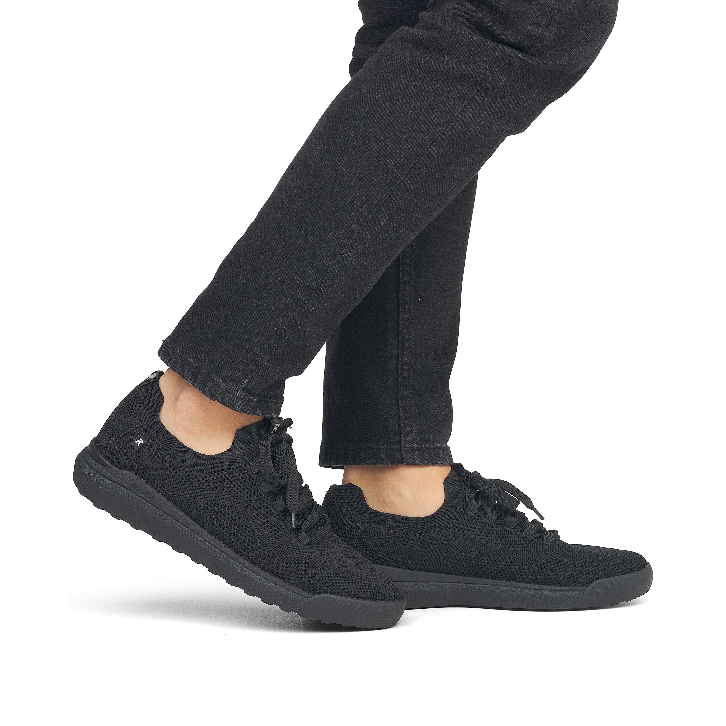 Rieker Herren Slipper deep black