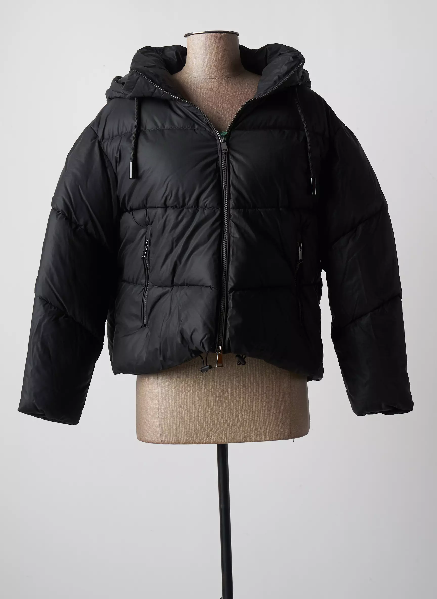 Gabardine Doudounes Femme couleur noir