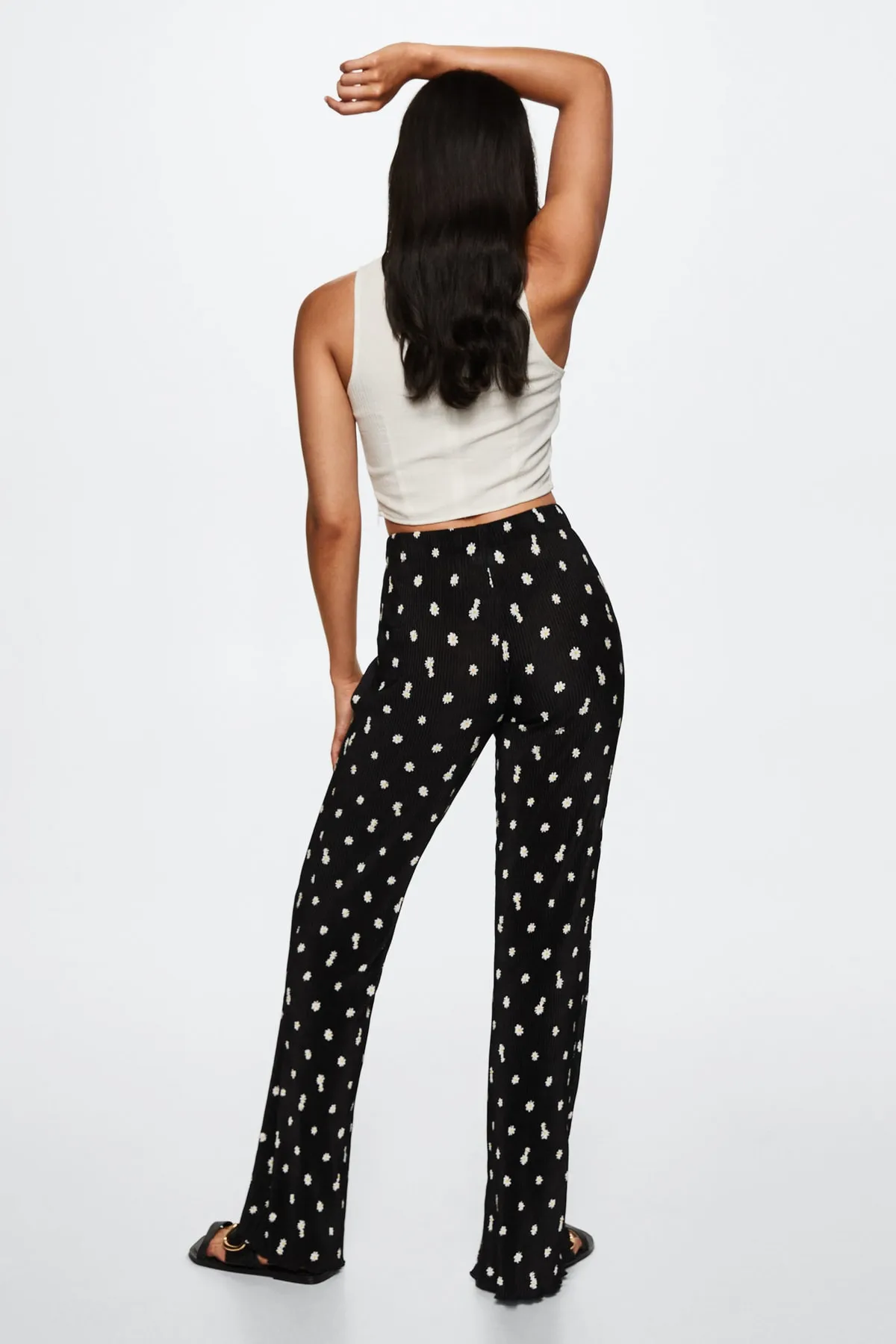 MANGO  Schwarze Damenhose 37082003