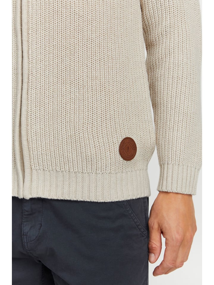 !SOLID Strickjacke SDXenos 21102718 ME Cardigan mit Troyerkragen in Beige günstig kaufen